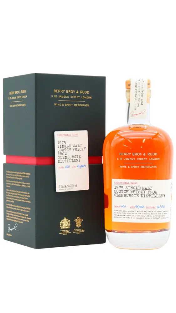 Glenburgie - Berry Bros & Rudd - Exceptional Single Cask #6011 1975 45 year old Whisky 70CL