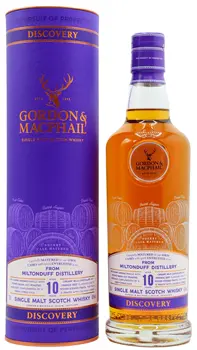 Miltonduff - Gordon & MacPhail Discovery Single Malt Scotch 10 year old Whisky 70CL