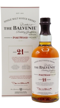 Balvenie - Port Wood Finish - Single Malt 21 year old Whisky 70CL