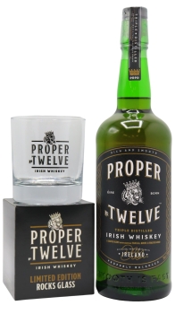 Proper - No. Twelve 12 Conor McGregor & Free Limited Edition Rocks Glass Irish Whiskey