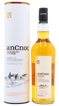 anCnoc - Highland Single Malt 12 year old Whisky 70CL