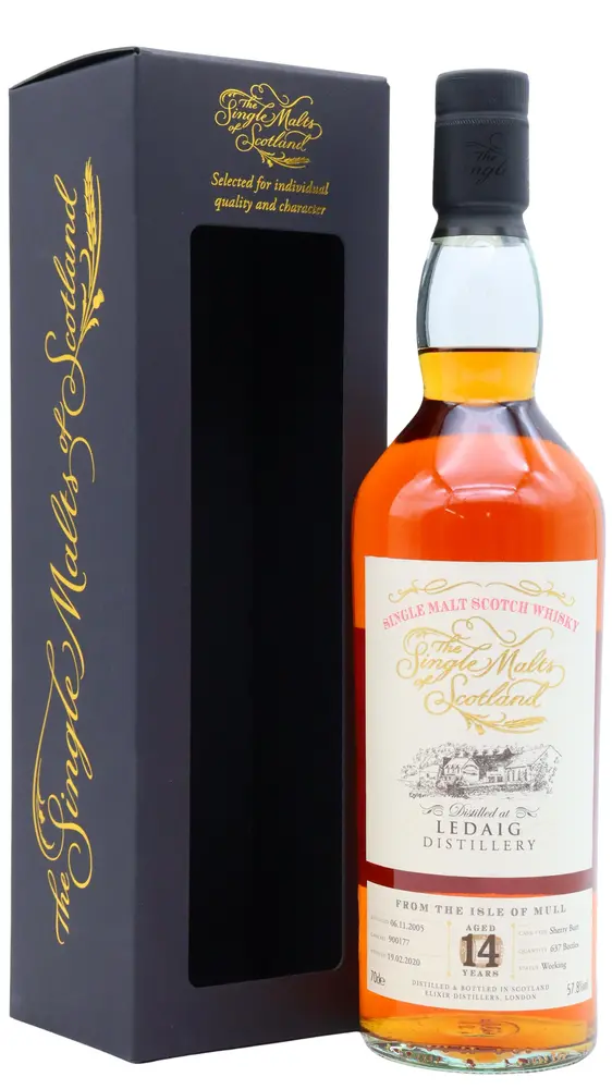 Ledaig - 14 year old The Single Malts of Scotland Single Cask #900177 2005 Whisky 70cl 57.8% ABV