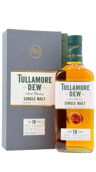 Tullamore Dew - Irish Single Malt 18 year old Whiskey 70CL