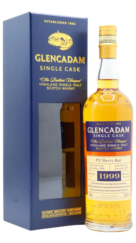 Glencadam - Single PX Sherry Cask #1  1999 20 year old Whisky 70CL