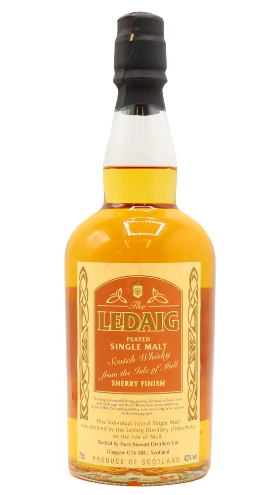 Ledaig - Peated Single Malt Sherry Finish Whisky (1990's Bottling) 70CL