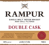 Rampur Whisky Double Cask Single Malt 750ml