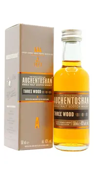 Auchentoshan - Three Wood Lowland Single Malt Scotch Whisky Miniature 5CL