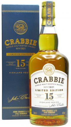 Crabbie - Highland Single Malt 15 year old Whisky 70CL