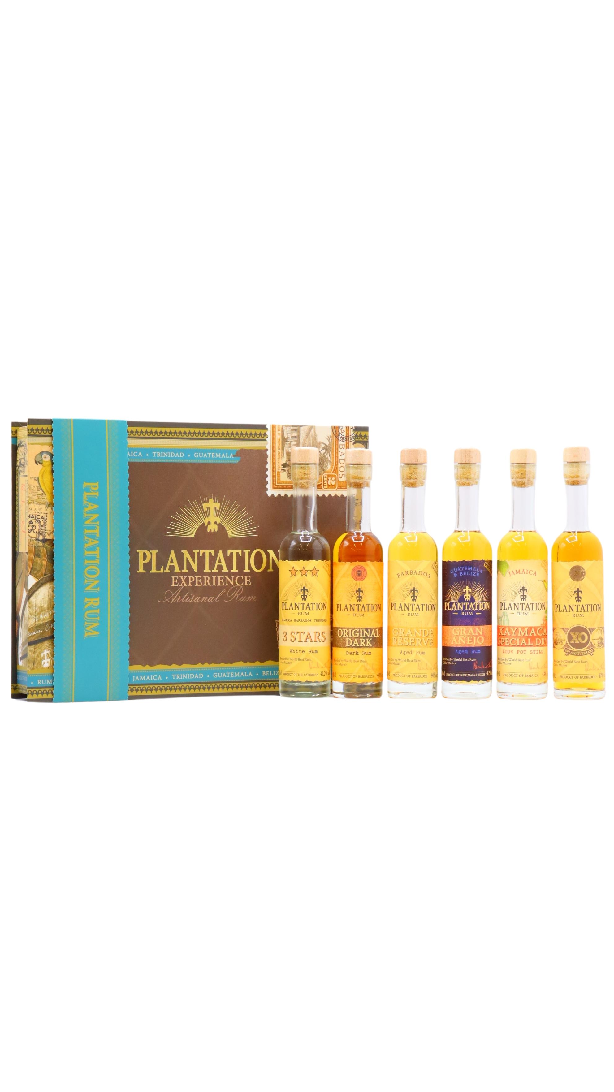 Plantation Rum Experience Coffret 6 flacons de 10cl - Rhum Attitude