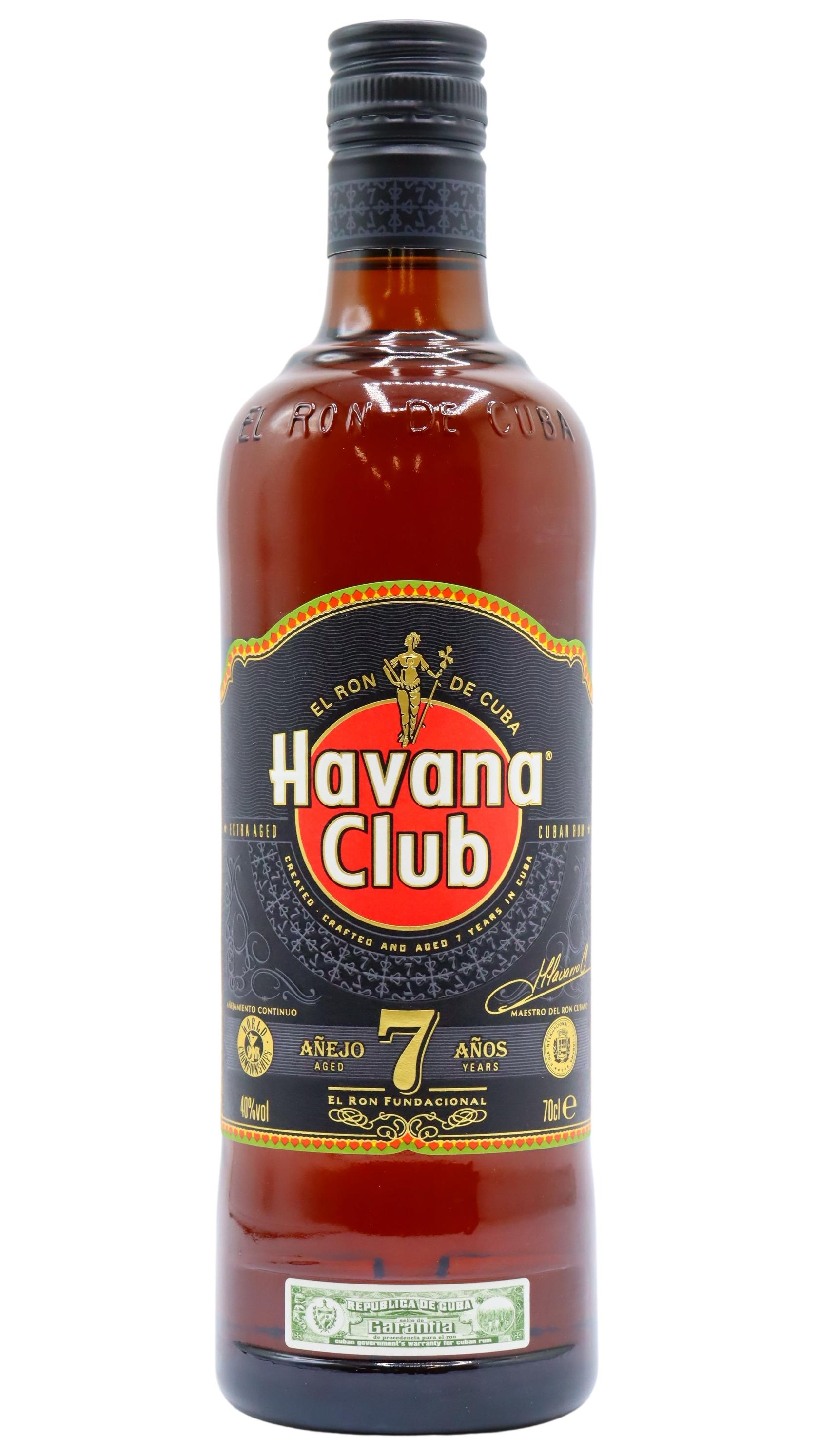 | - Anejo Club Havana Liquor 7 old Nationwide Rum year