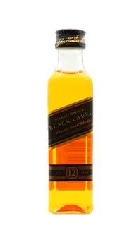 Johnnie Walker - Black Label Blended Scotch 12 year old Whisky Miniature 5CL