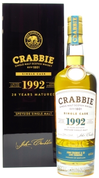 Crabbie - Single Malt 1992 28 year old Whisky 70CL
