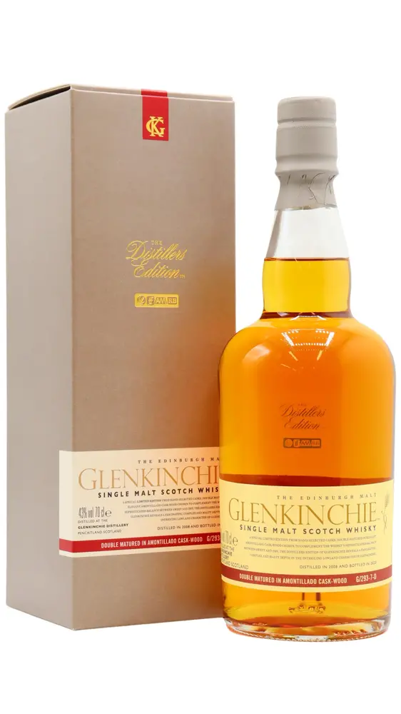 Glenkinchie - 2020 Distillers Edition Single Malt Scotch 2008 12 year old Whisky 70CL