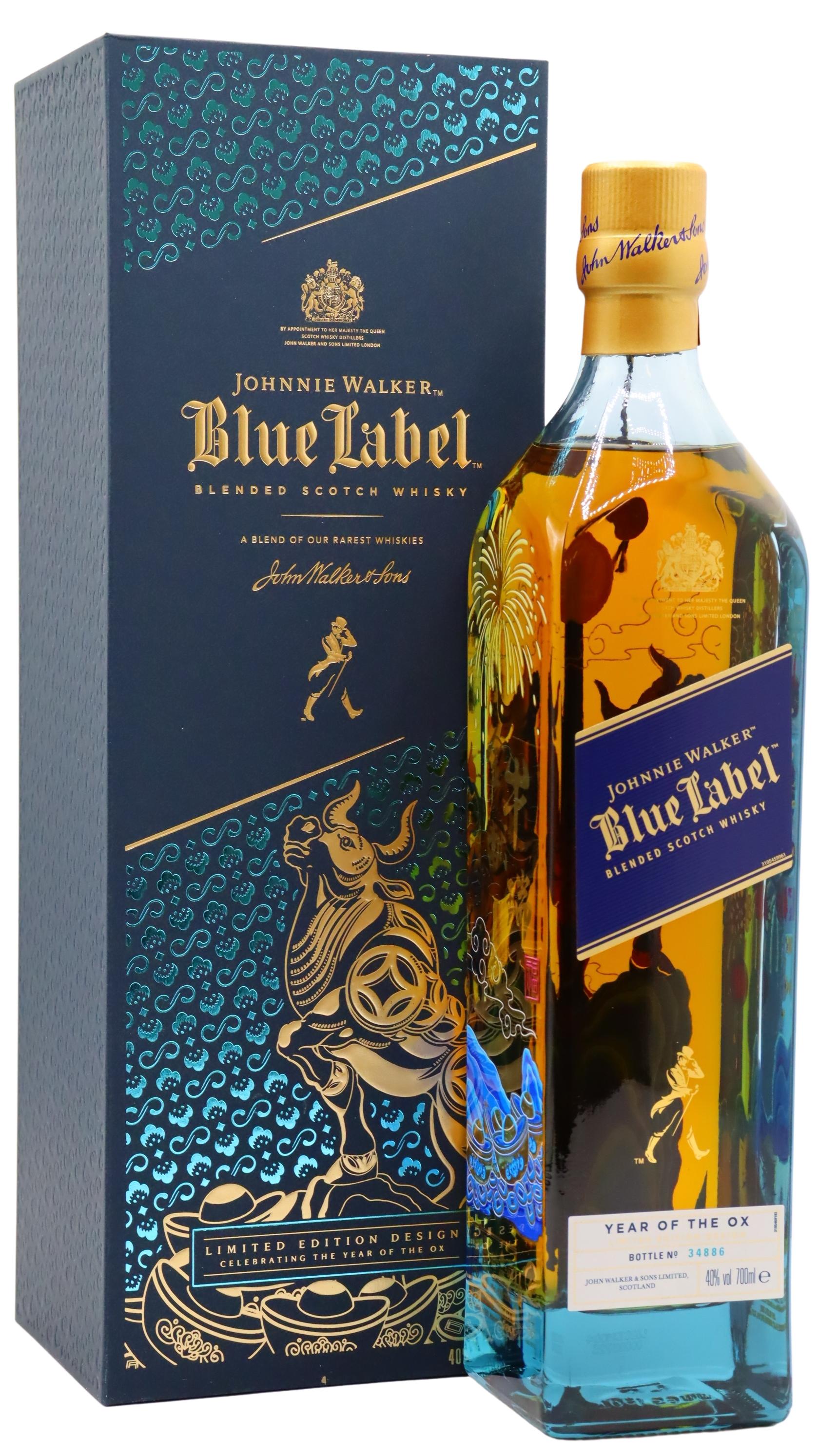 Johnnie Walker Blue Label Texas Limited Edition Design 2023 Blended Scotch  Whisky