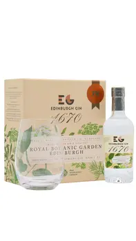 Edinburgh Gin - 1670 Small Batch Gin Glass Pack 20CL