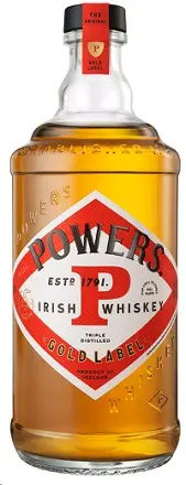 Powers Irish Whiskey Gold Label 750ml