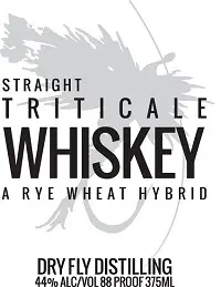 Dry Fly Whiskey Straight Triticale 750ml