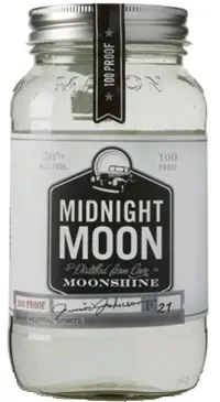 Midnight Moon Junior Johnson's Moonshine 100 Proof 375ml
