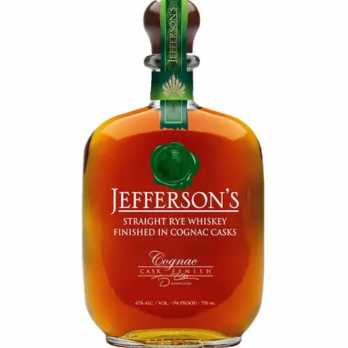 Jefferson's Cognac Cask Finish Straight Rye Whiskey 750ml