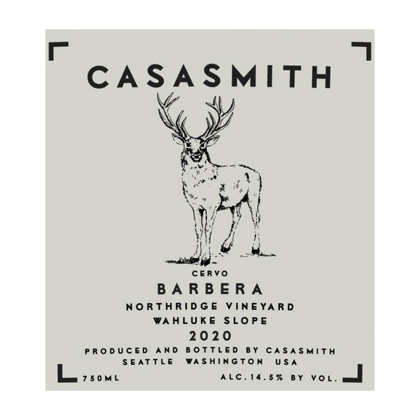 Charles Smith Wines - Charles Smith CasaSmith Cervo Barbera 2015 750ml