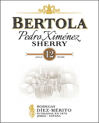 Bodegas Diez Merito - Bertola Pedro Ximenez 12yr Sherry NV 750ml