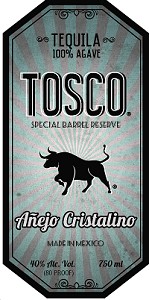 Tosco Tequila Anejo Cristalino 750ml
