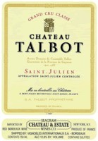 Chateau Talbot Saint Julien 750ml