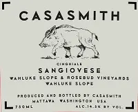Casa Smith Sangiovese Cinghiale 750ml