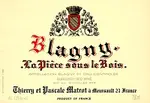 Thierry Et Pascale Matrot Blagny La Piece Sous Le Bois 750ml