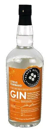 Black Button Gin Citrus Forward 750ml