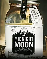 Midnight Moon Junior Johnson's Peach Moonshine 750ml