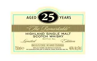 Glencadam Scotch Single Malt 25 Year The Remarkable 750ml