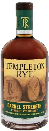 Templeton Rye Rye Whiskey Barrel Strength 750ml