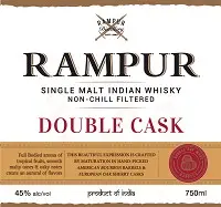 Rampur Whisky Double Cask Single Malt 750ml