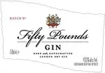 Fifty Pounds Gin London Dry 750ml