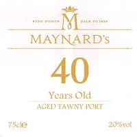Maynard's Port Tawny 40 Year 750ml