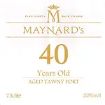 Maynard's Port Tawny 40 Year 750ml