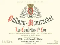 Thierry Et Pascale Matrot Puligny Montrachet Les Combettes 750ml