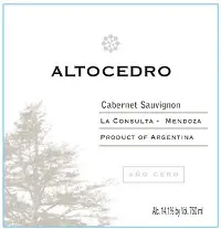 Altocedro Cabernet Sauvignon Ano Cero 750ml