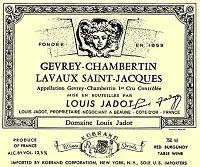 Domaine Louis Jadot Gevrey Chambertin Lavaux St. Jacques 750ml