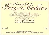 Domaine Le Sang Des Cailloux Vacqueyras 750ml