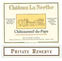 Chateau La Nerthe Chateauneuf-du-pape Private Reserve 750ml