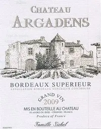 Chateau Argadens Bordeaux Blanc 750ml