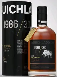 Bruichladdich Scotch Single Malt 1986 30 Year Rare Cask Series 750ml