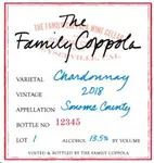 The Family Coppola Chardonnay 750ml