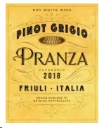 Pranza Pinot Grigio 750ml