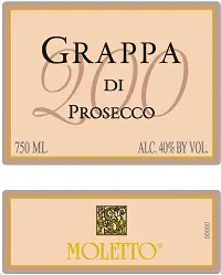 Moletto Grappa Di Prosecco 750ml