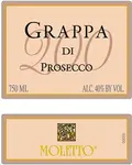 Moletto Grappa Di Prosecco 750ml