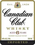 Canadian Club Canadian Whisky 6 Year 750ml