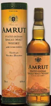 Amrut Whisky Single Malt Peated 750ml